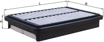 Produktbild von Luftfilter MAHLE LX 4374 für HYUNDAI Nexo SUV Filtereinsatz