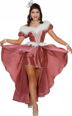 Produktbild von W4462-A-38 alt rosa Damen Rokoko Kostüm Schneekönigin Eisprinzessin Gr.38