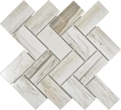 Produktbild von Keramikmosaik CIM HB WL 30,6x30,6 cm beige