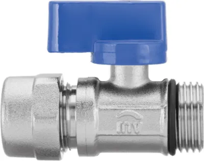 Produktbild von Mini-PEX-Verteilerventil 16x1/2" GZ, blau