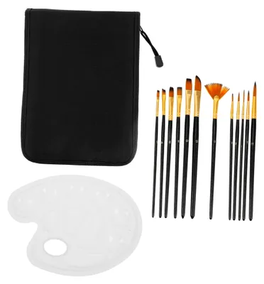 Produktbild von Nylonhaarpinsel für Ölfarben, Gouache und Aquarell für junge Mädchen – Graffiti-Pinsel, leicht zu reinigen und langlebig