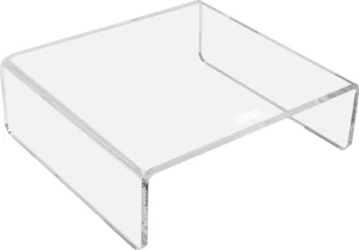 Immagine prodotto di DESQ 1539 Supporto per monitor - Acrilico trasparente - max. 15 kg - 22 x 20 x 7 cm