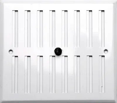 Image de Grille d'aération aluminium laqué, L.19 x l.17 cm