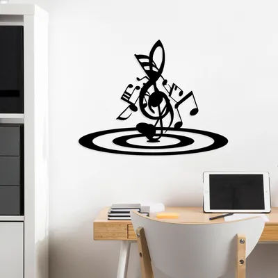Productafbeelding van Wallity, Muurdecoratie, SKL2561, Zwart, Overige woonaccessoires, 70 x 54 cm, 100% metaal (dikte: 1)