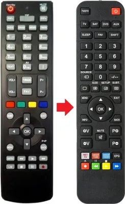 Produktbild von Fernbedienung passend für TRIAX THR7400-HD | THR7400HD | THR9000