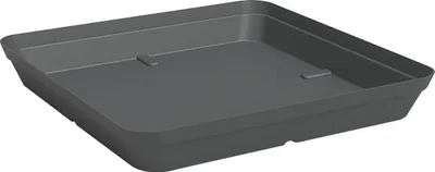 Produktbild von Artevasi Capri Square Saucer, Untersetzer, Anthrazit, 340 mm, 340 mm, 45 mm