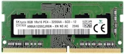 Obrázok produktu pre SK Hynix 8GB SODIMM DDR4 3200 PC4 1Rx16 HMAA1GS6CJR6N-XN Pamäť RAM pre notebooky