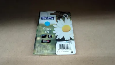 Produktbild von Epson Daisy Singlepack Cyan 18 Claria Home Ink, Cyan, 3,3 ml, 1 Stück(e), 180 Seiten