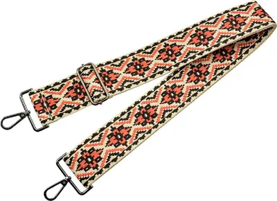 Zdjęcie produktu dla Pasek do torby Juleeze JZBS0008, 5 x 140 cm, kolor beżowy/czarny