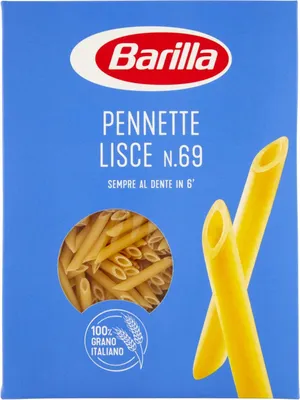 Produktbild von Pasta Barilla Pennette lisce Nr. 69 italienisch Nudeln 500 g pack