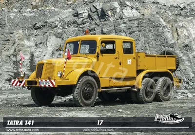 Obrázok produktu pre Pohľadnica TRUCK č. 17 - Tatra 141 (1957 - 1970)