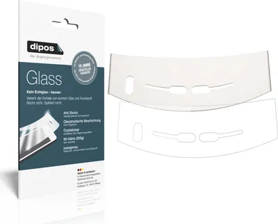 Produktbild von 1x Schutzfolie für Jura J85 Tropfblech - Anti-Shock 9H Folie dipos Glass Kunststoffglas