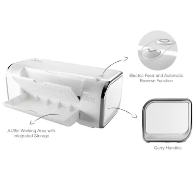 Produktbild von Sizzix Big Shot Switch Plus (DIN A4) Starter Kit Stanz- und Prägemaschine elektrisch