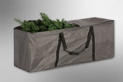 Weihnachtsbaum Aufbewahrungstasche Fr Bume Bis 220 Cm - Wasserdichte 600D  Oxford Tasche Mit Reiverschluss, Grn 122x38x51cm