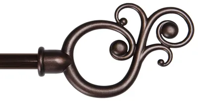 Immagine prodotto di Tenda per finestra Kenney Cafe, color marrone cioccolato, lunghezza da 122 a 213 cm