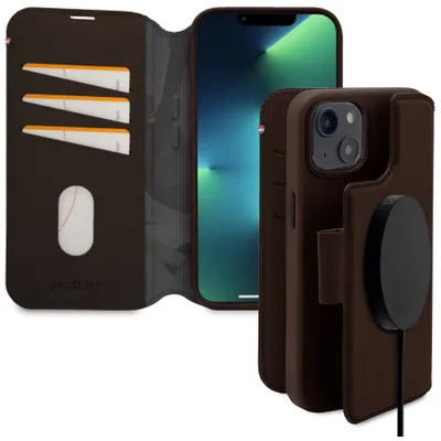 Produktbild von Decoded D23IPO14MDW5CHB, Geldbörsenhülle, Apple, iPhone 14 Plus, 17 cm (6.7"), Braun