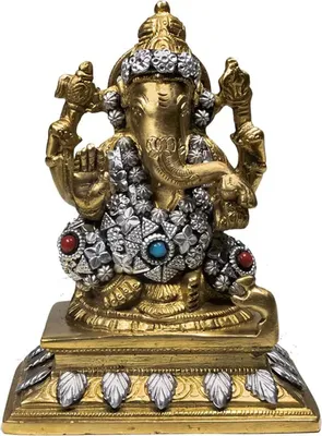 Image de Statue Ganesh - 14 cm
