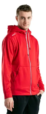 Produktbild von BAUER FLEECE ZIP HOODIE TEAM - SR. 23, Größe:XS, Farbe:rot