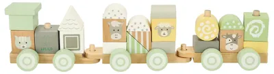 Immagine prodotto di Lulilo Train Trenino in legno color pastello