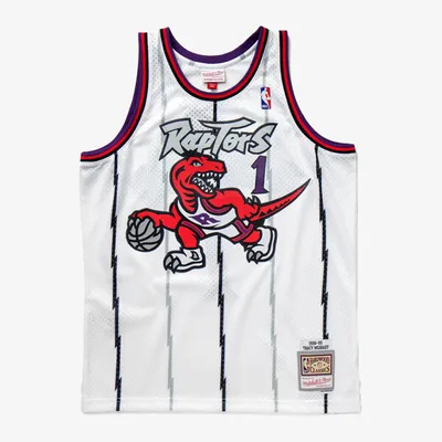 Obrázok produktu pre Basketbalový dres Mitchell & Ness Toronto Raptors #1 Tracy McGrady white Swingman Jersey - 2XL