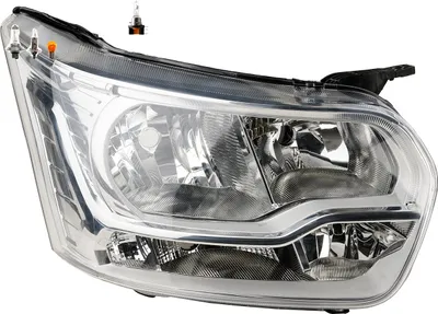 Zdjęcie produktu dla Johns, reflektory pasujące do Ford Transit 13 08/13- prawy + żarówka 1877019 1815686 1817481 1819820 1830351 1872341 BK3113D152BF