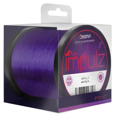 Obrázok produktu pre Delphin Vlasec Impulz Fialový Průměr 0,30 mm Nosnost 7,7 kg Návin 600 m