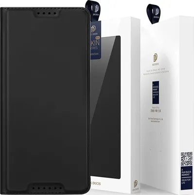 Produktbild von Dux Ducis Skin Pro Fall für Sony Xperia 10 Vi mit Klappe und Kartenschlitz - schwarz
