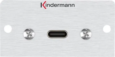 Image de Kindermann Konnect 50 alu - Snap-In modulaire de face avant - USB type C