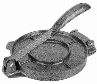 Image de Moulette à tortillas en aluminium - Multifonctionnelle - 18,5 cm - Facile à nettoyer - Moule à pâtisserie