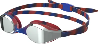 Image de Lunettes de natation Speedo Hyper Flyer Mirror pour enfants, rouge Enfants, rouge, taille unique
