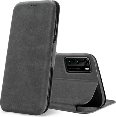 Zdjęcie produktu dla Etui z klapką dla Huawei P40 Etui Book Cover Etui na telefon komórkowy z gniazdem na kartę Etui ochronne Premium