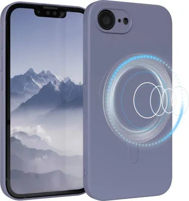 Produktbild von EAZY CASE - Silikonhülle magnetisch für Apple iPhone 16e, Hülle Silikon, weich stoßfeste Magnet Handyhülle, Schutzhülle mit Kameraschutz, TPU Bumper in Blau