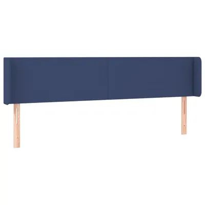 Produktbild von Kopfteil mit Ohren Blau 183x16x78/88 cm Stoff