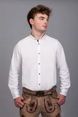 Produktbild von Edelnice Trachtenhemd Simon rot 4XL