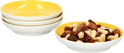 Obrázek produktu pro sada 4 misek Doppio ploché Ø 10 cm Žlutá miska na svačinu Dezertní miska Ritzenhoff