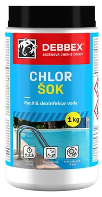 Obrázek produktu pro Chlor šok - rychlá dezinfekce vody