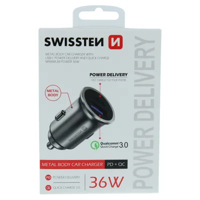 Produktbild von SWISSTEN Handy-Ladegerät fürs Auto Auto Ladegerät 20111740