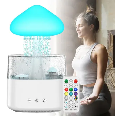 Produktbild von Luftbefeuchter 450ML Aromatherapie Diffusor Ultraschall Aroma Diffuser mit LED