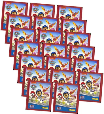 Produktbild von Panini Paw Patrol Sticker - Rescue Knights (2023) - 20 Tüten Sammelsticker
