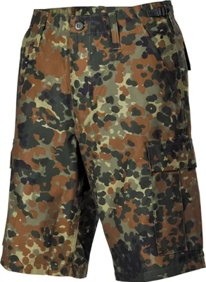 Produktbild von MFH US Bermuda, BDU, mit Seitentaschen, flecktarn