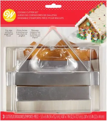 Produktbild von Wilton 3D Lebkuchenhaus Ausstecher Set/3
