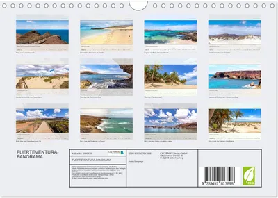 Produktbild von FUERTEVENTURA-PANORAMA (Wandkalender 2026 DIN A4 quer), CALVENDO Monatskalender