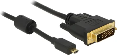 Produktbild von DELOCK HDMI Kabel HDMI micro D -> DVI(24+1) St/St 2.00m