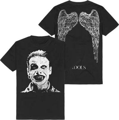 Produktbild von Yungblud T-Shirt Herren Idols Wings schwarz Band-Merch, Bands 100% Baumwolle M