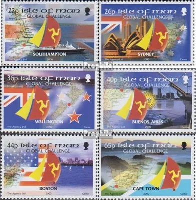 Produktbild von Briefmarken GB - Isle of Man 2000 Mi 883-888 (kompl.Ausg.) postfrisch Erdumsegelung