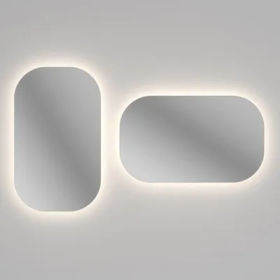 Productafbeelding van Sanipa Reflection/4balance badspiegel LUNA 60/100 met LED-verlichting voor sfeerverlichting
