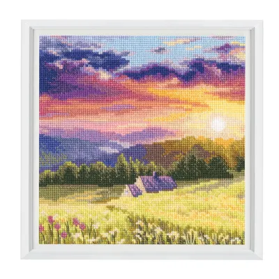 Obrázek produktu pro Sada pro výšivku křížkem "Kolébka", rozměry 15,5 x 15,5 cm
