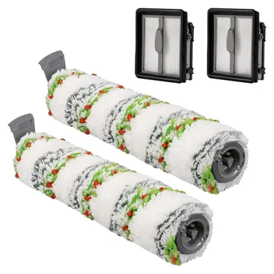 Produktbild von Bürstenwalze für Bissell CrossWave X7 Pet Pro 2955N,3479N Multi-Surface All in One Nass-Trocken-Staubsauger und Filter (Grünes Haustier)