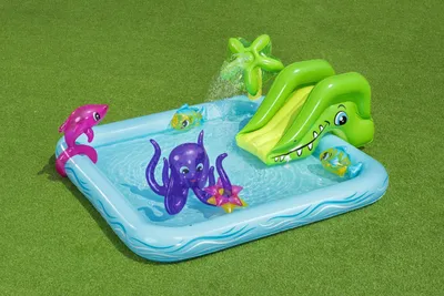 Immagine prodotto di Piscinetta gonfiabile Acquario Fantastico Play Center Aquarium Bestway 53052
