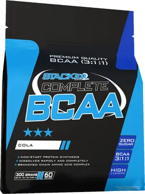 Produktbild von Stacker2 Complete BCAA (300g) Cola - Aminosäuren - BCAA